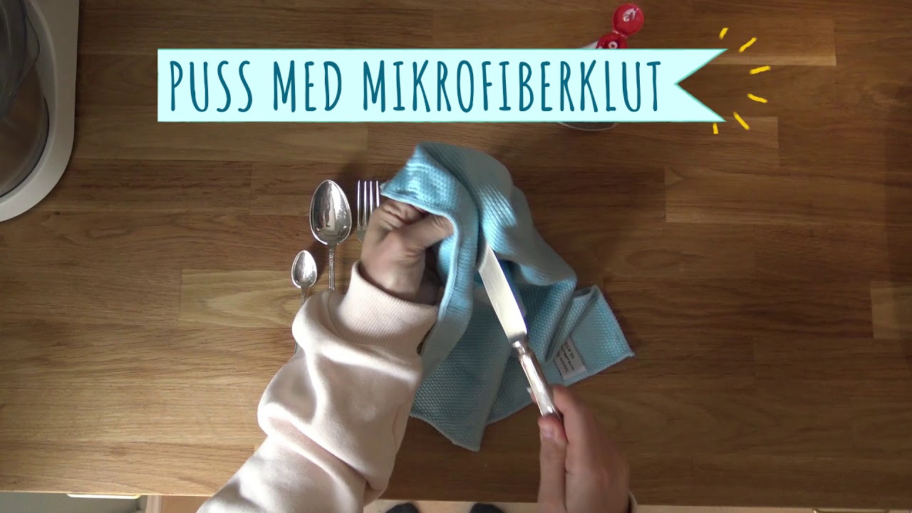 Slik får du sølvet blankt