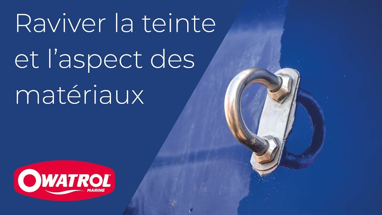 Comment raviver les teintes du bateau : coque et pont ? | Owatrol Marine