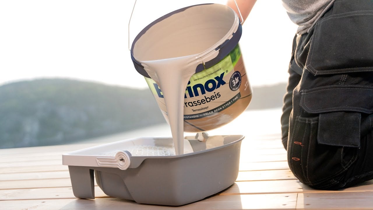 Slik beiser du terrassen med Butinox Terrassebeis