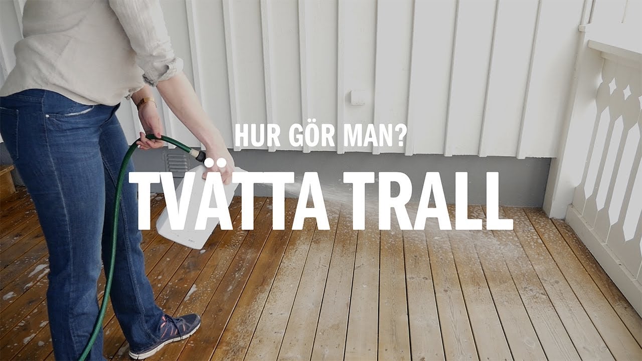 Tvätta trall och altan – BIOkleen Trallschampo – Instruktionsfilm