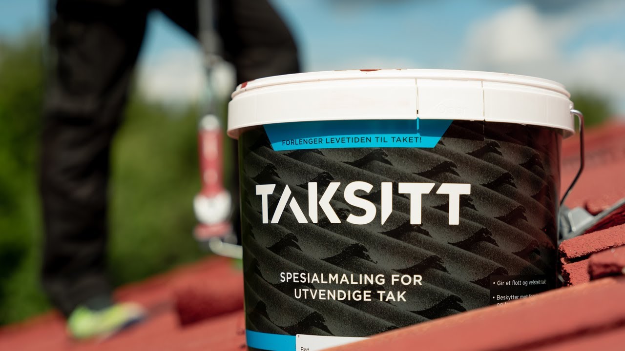 Slik maler du taket med TakSitt