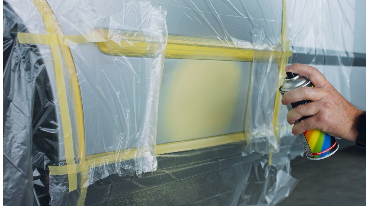 How to repair car dents with Spray Paint? (MOTIP Kompakt)