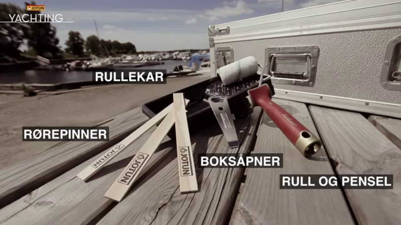 Bunnstoff - Slik stoffer du båten