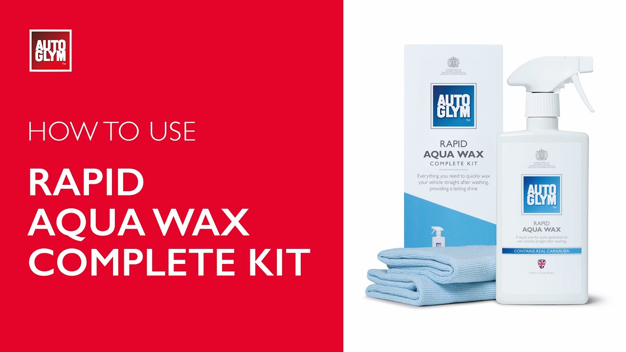 How to use Rapid Aqua Wax Complete Kit