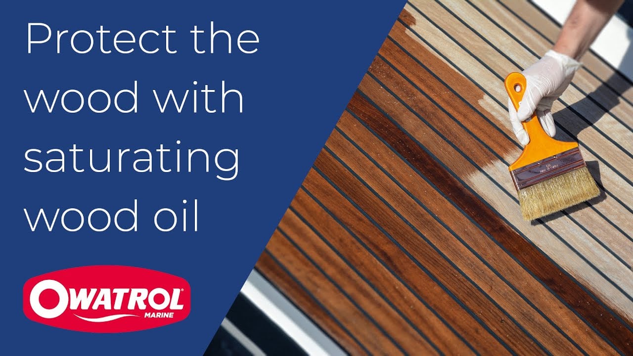 Protect the wood with saturating wood oil | Owatrol