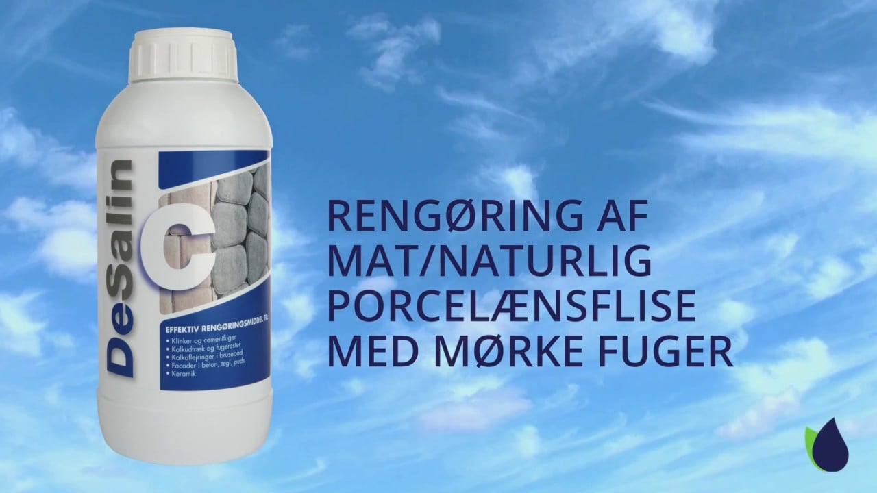 DeSalin C - Rengøring af mørke fuger