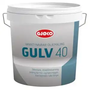 Gulvmaling vannbasert Gjøco 2,7 liter
