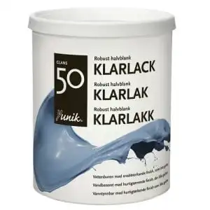 Klarlakk løsemiddelfri 0,75 liter