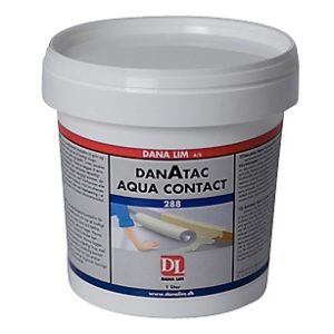 Vannbasert Kontaktlim | Danatac Aqua Contact 288 | 1 Liter