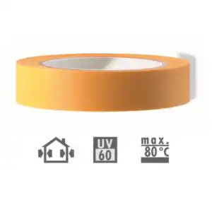 Maskeringstape Proff UV Orange 25 mm x 50 METER