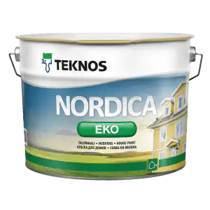 Teknos Nordica Eco Eko husmaling / Toppstrøk brannmaling 9 liter