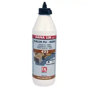 Polyuretanlim mørkt Trelim 422 D4 Vannfast Dana lim 750 ml