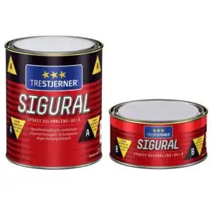 Sigural Epoxy gulvmaling A+B komp. 0.9 liter