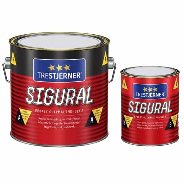 Sigural Epoxy gulvmaling A+B komp. 2,7 liter