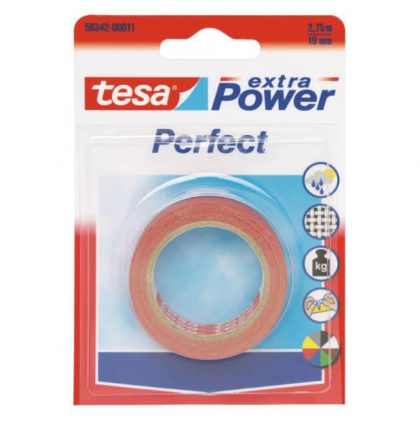 Tesa Lerretstape Extra Power Perfect 19 mm x 2,75 m