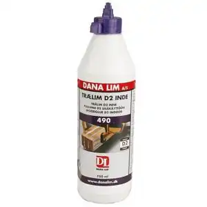 Trelim D2 fuktbestandig inne Dana Lim 490, 750 ml