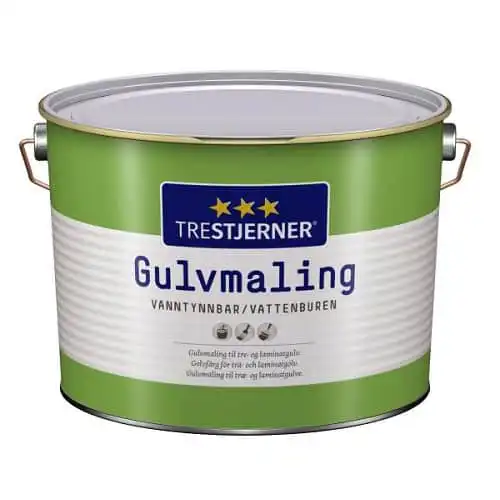 Trestjerner gulvmaling halvblank 9 liter
