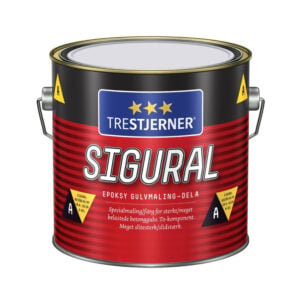 TreStjerner Sigural Epoxy gulvmaling A-komponent