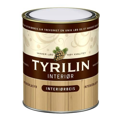 Tyrilin interiørbeis 0,75 liter