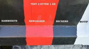 Hammerite vs bengalakk Hammerite vs bengalakk