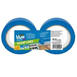 3M Maskeringstape Sharp Lines blå Inne/Ute 24 mm x 41 meter 2 pk