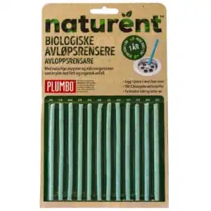Plumbo Naturent Biologiske Avløpsrensere – Rørpinner 12 stk