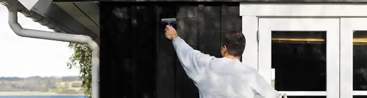 Male hus utvendig Flugger Yunik Jordan Jotun Beckers