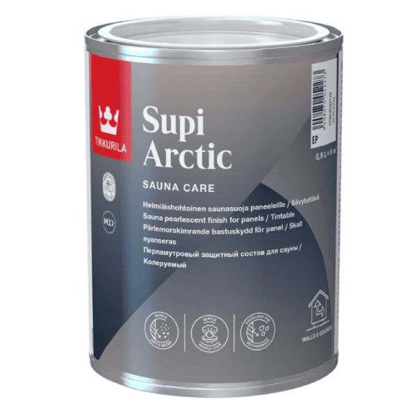 Badstue olje med Perlemorseffekt Supi Arctic Tikkurila