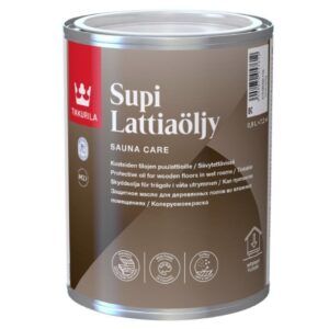 Gulvolje Badstue og Sauna Supi Floor Oil for treverk 0,9 liter