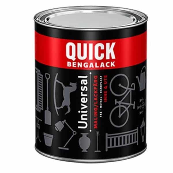 Quick Bengalack Universal Silkematt Valgfri farge 0,75 liter