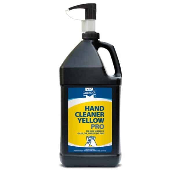 Americol Hand Cleaner Yellow Pro håndrens med pumpe 3,8L