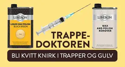 FJERNE KNIRK I TREGULV OG TRAPP – ALT DU TRENGER