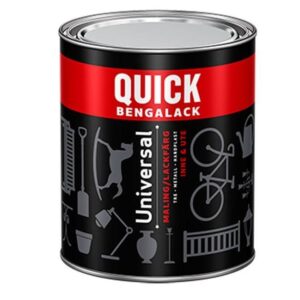 Quick Bengalack nr 150 Sort Blank 0,75 liter