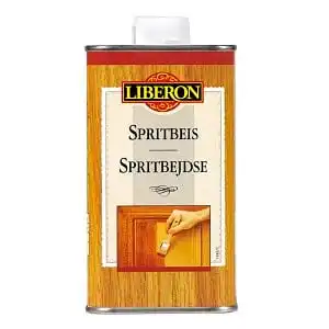 Liberon spritbeis 250 ml farge til ubehandlet treverk Heltre Benkeplate