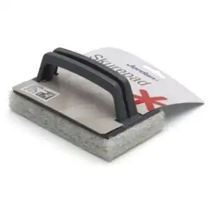 Jordan Skurepad Fin for flis, dusjvegg, plastmøbel m.m gjør skånsomt rent på fine flater. Egner seg til bruk på fliser, fuger, dusvegger, glassfiber, plastmøbler, vinylgulv, keramiske topper osv. osv.