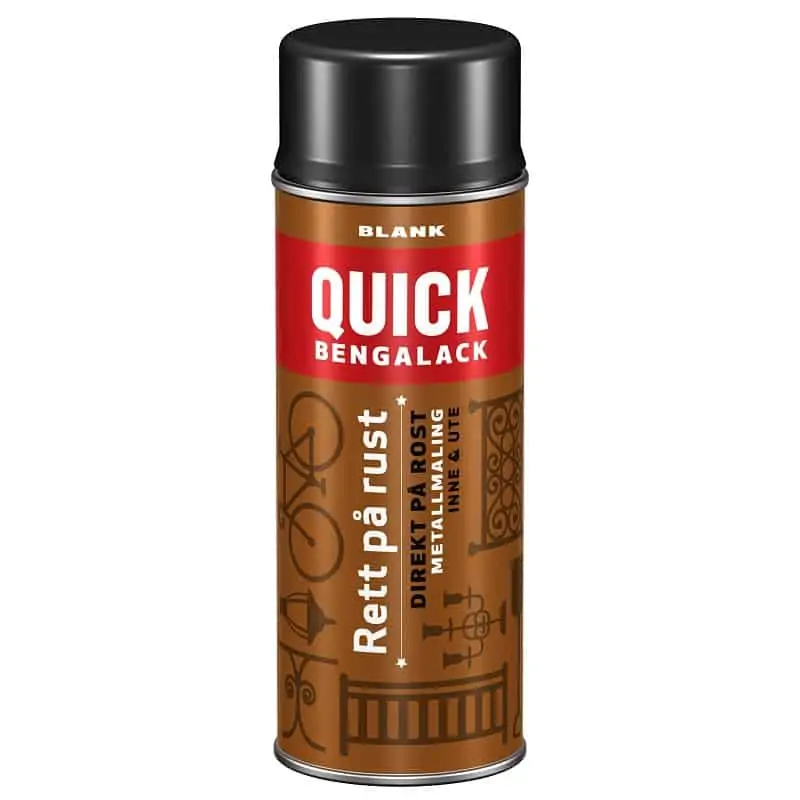 Quick-Bengalack-Rett-pa-rust-spray-Sort-