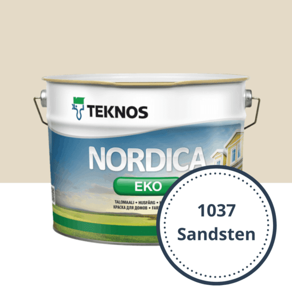 teknos-nordica-eko-husmaling-og-toppstrok-brannmaling-9-liter-1037-sandsten