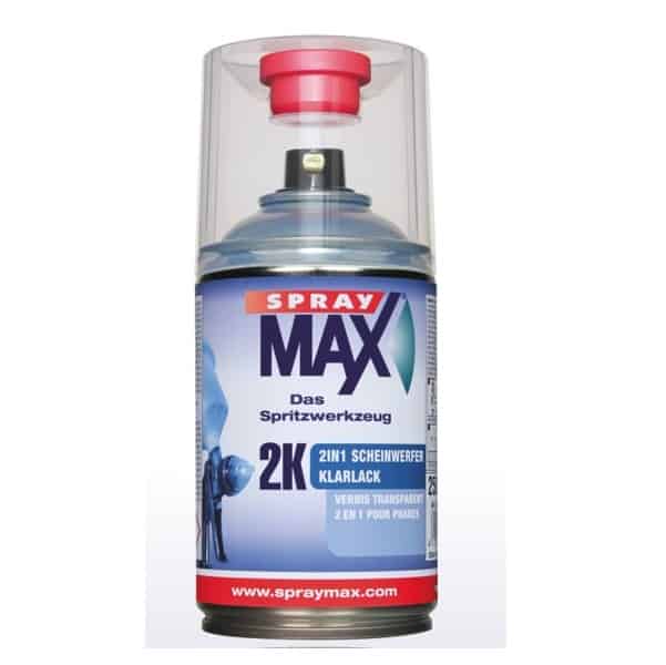 Frontlykt Primer - Klarlakk i ett 2K Spraymax Headlight Clearcoat 250 ml