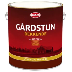 Gjøco Gårdstun Rød Låvemaling oljedekkbeis 10 liter
