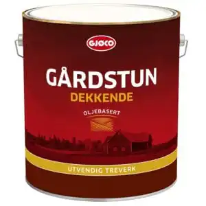 Gjøco Gårdstun Rød Låvemaling oljedekkbeis 10 liter