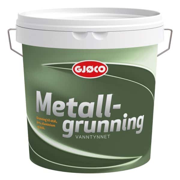 Gjøco Metallgrunning Vanntynnbar for stål - Alu - Sink 3 liter