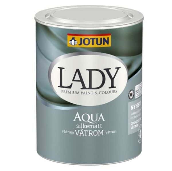 Lady Aqua våtromsmaling Silkematt 0,68 liter Jotun
