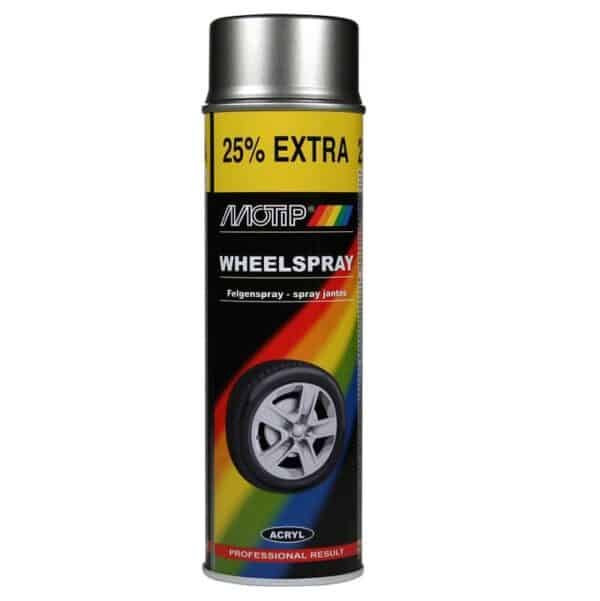Motip felglakk Sølv Wheel spray 500ml