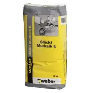 Murerkalk E fra Weber- Brent kalk i pulverform 10 kg