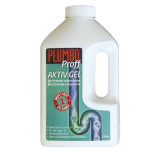 Avløpsåpner Plumbo Proff Aktiv Gel - Klar til bruk 1 liter - 1,2 kg