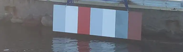 Maling rett på rust ved saltvann test 2021