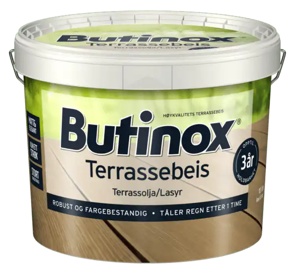 Butinox Terrassebeis Vannbasert 3 Liter
