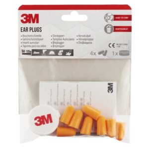 3M Ørepropper 1100 med oppbevaringsboks 4 par - 8 stk