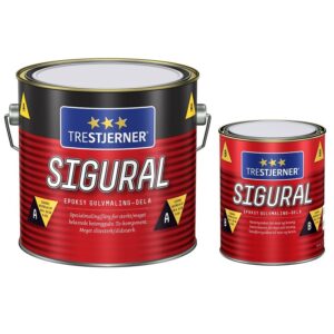 Sigural Epoxygrunning 20 klar A + B komp. 2,7 liter
