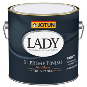 NYE Lady supreme finish - Tre og Panelmaling Jotun 2,7 liter Halvblank